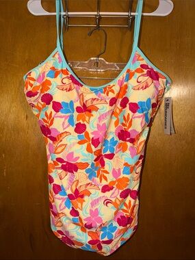 No Boundaries Floral One-Piece Swimsuit - Romper Style